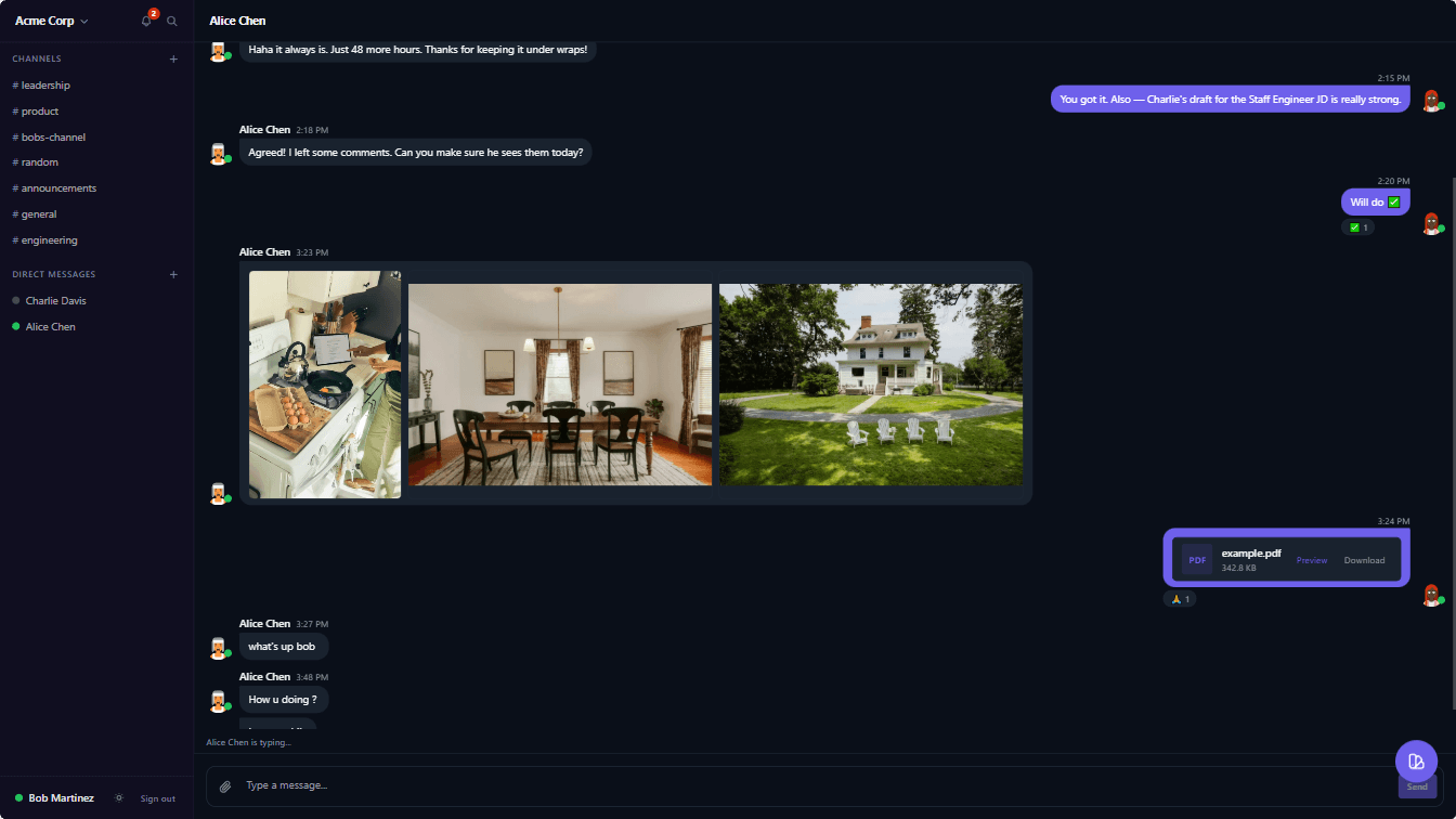 FlowChat screenshot